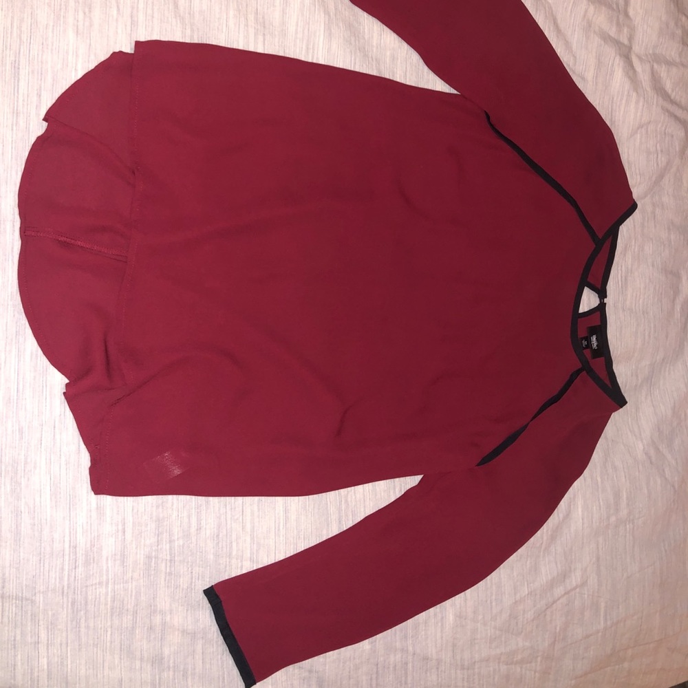 Mossimo Wine Color Blouse $10